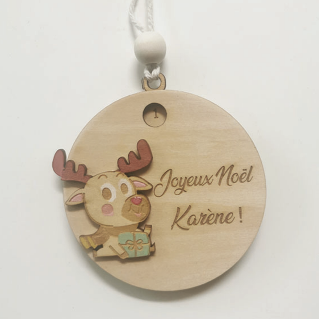Boule de Noël Calendrier de l'avant-02